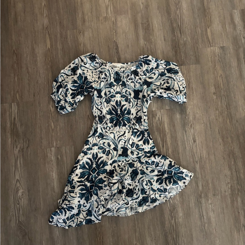 H&M Asymmetrical Ruffle Mini Dress NWT